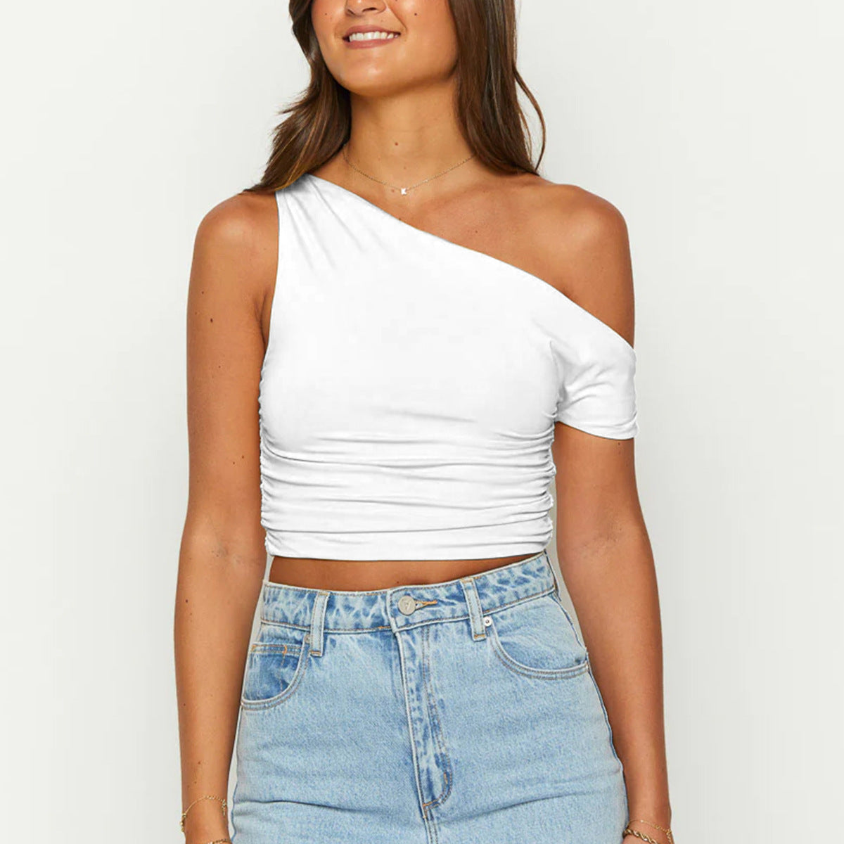 LUNA | ONE-SHOULDER-TOP