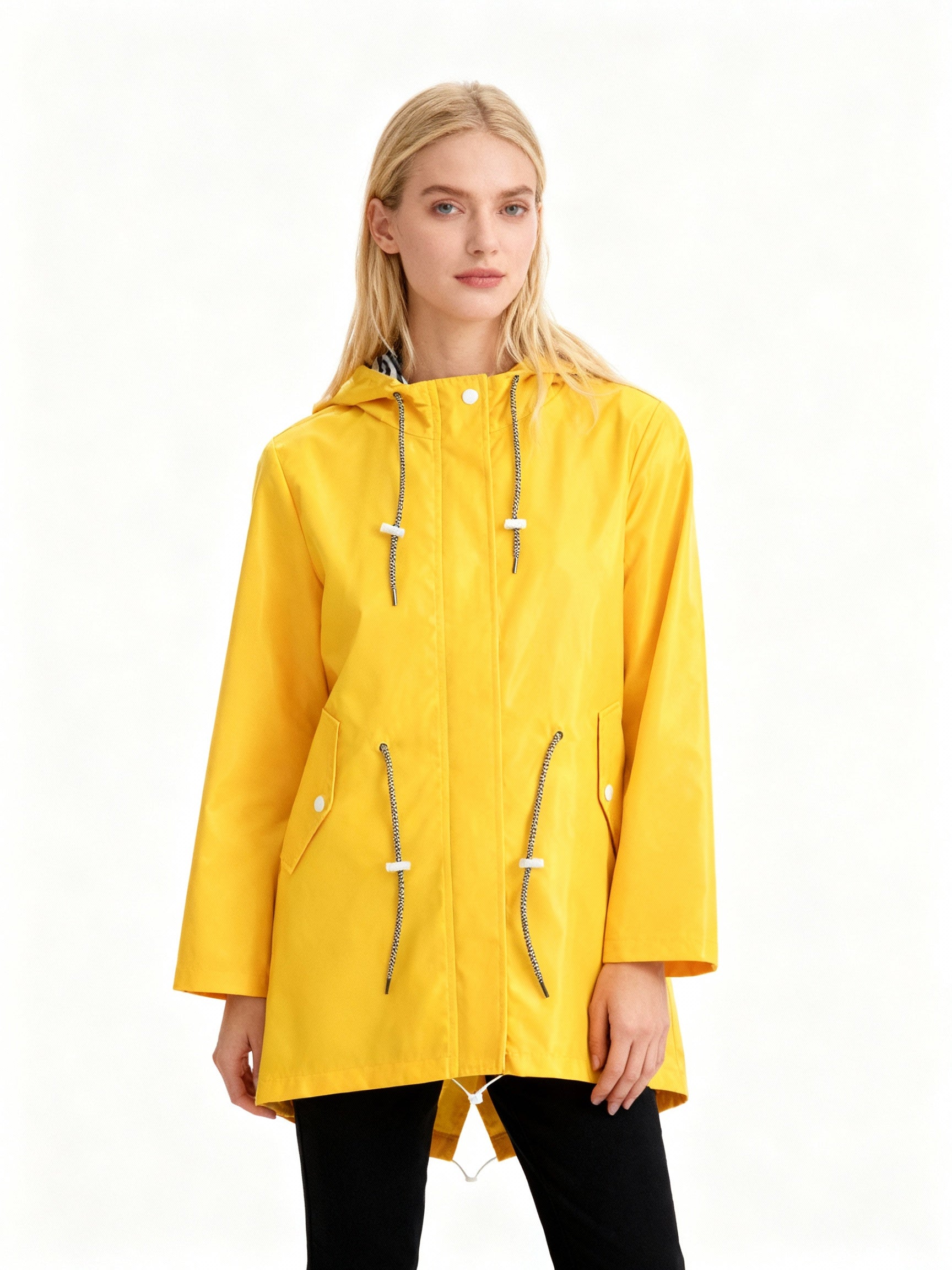 Aura | Women's Transitional Jacket with Hood and Front Zipper