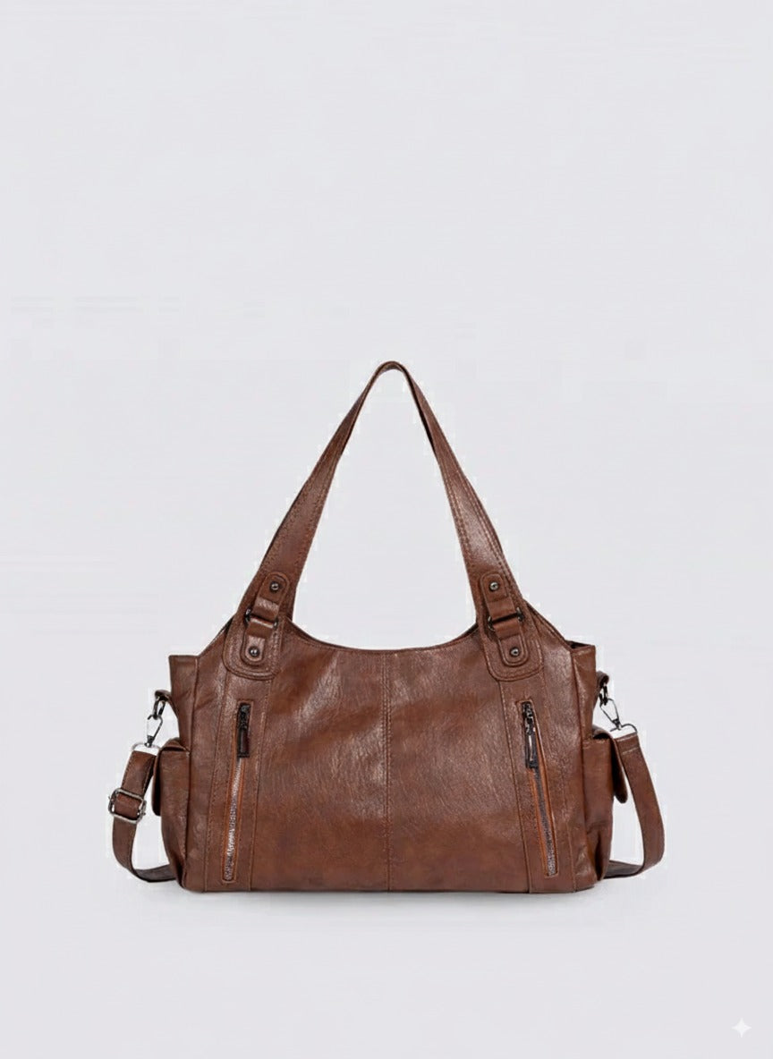 Dakota Schultertasche | Elegante & Praktische Tasche aus Veganem PU-Leder