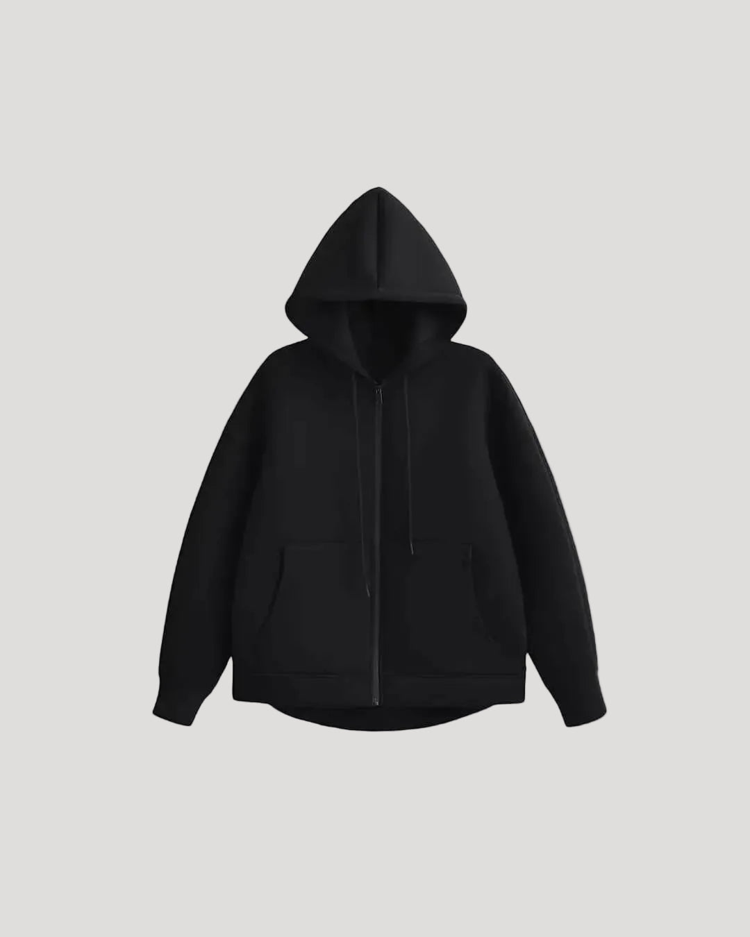 Damen Zip-Hoodie mit Kapuze und Reißverschluss