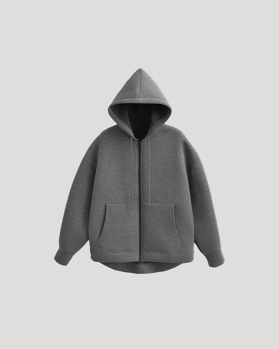 Damen Zip-Hoodie mit Kapuze und Reißverschluss