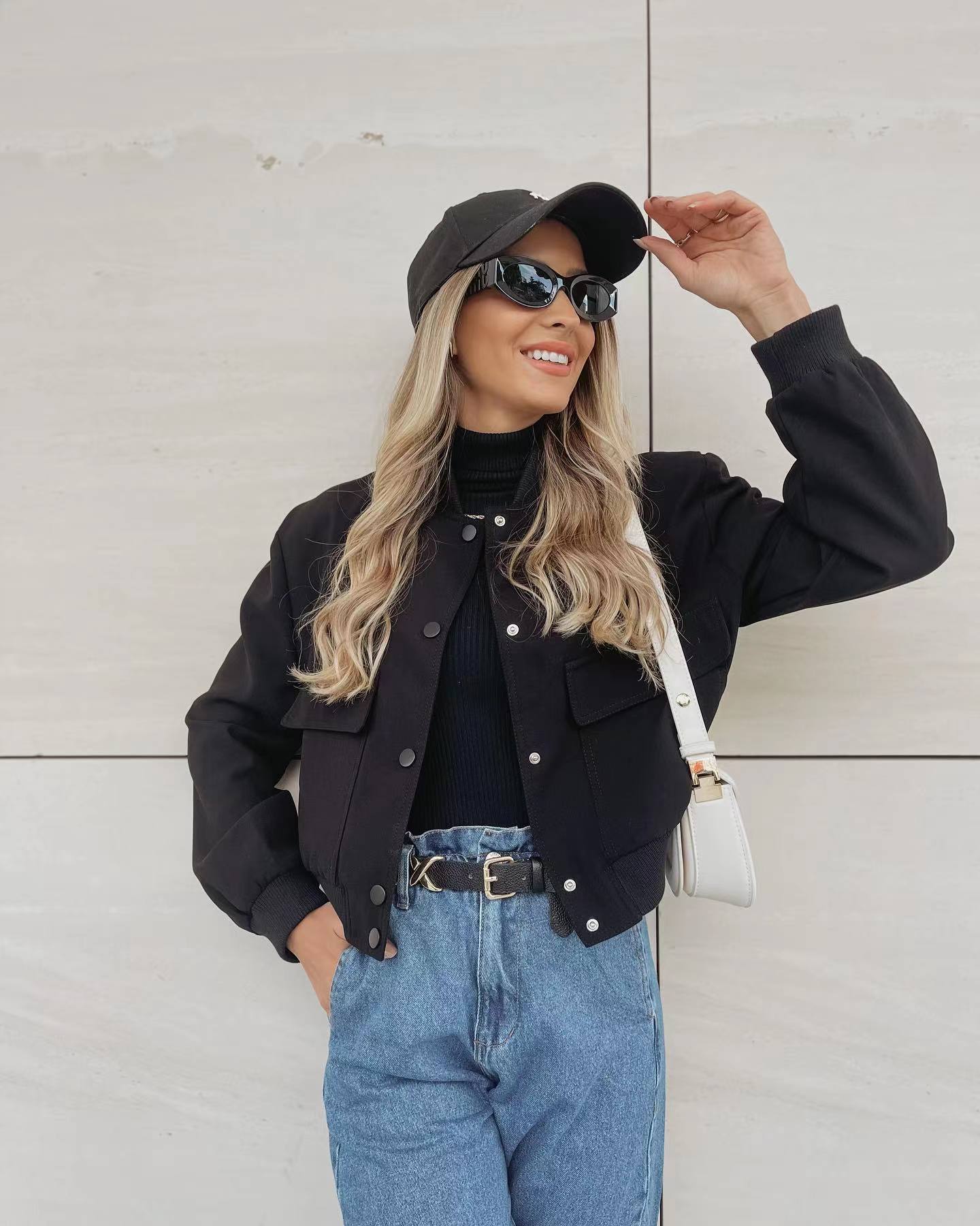 Scarlett | Damen Oversized Bomberjacke