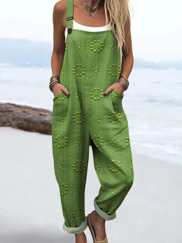 Liora | Damen Latz Jumpsuit mit Verstellbaren Trägern