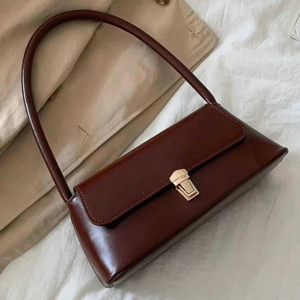 Moira Vintage Schultertasche mit Überschlagverschluss