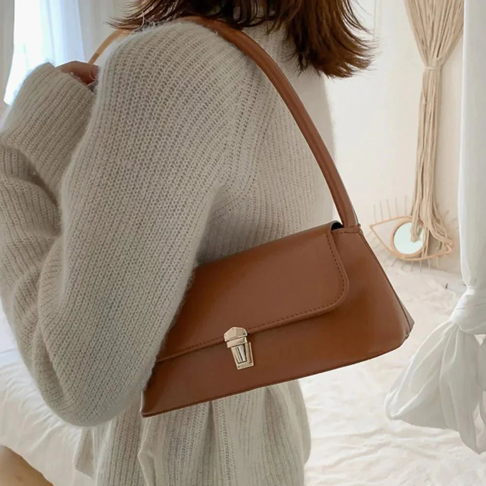 Moira Vintage Schultertasche mit Überschlagverschluss