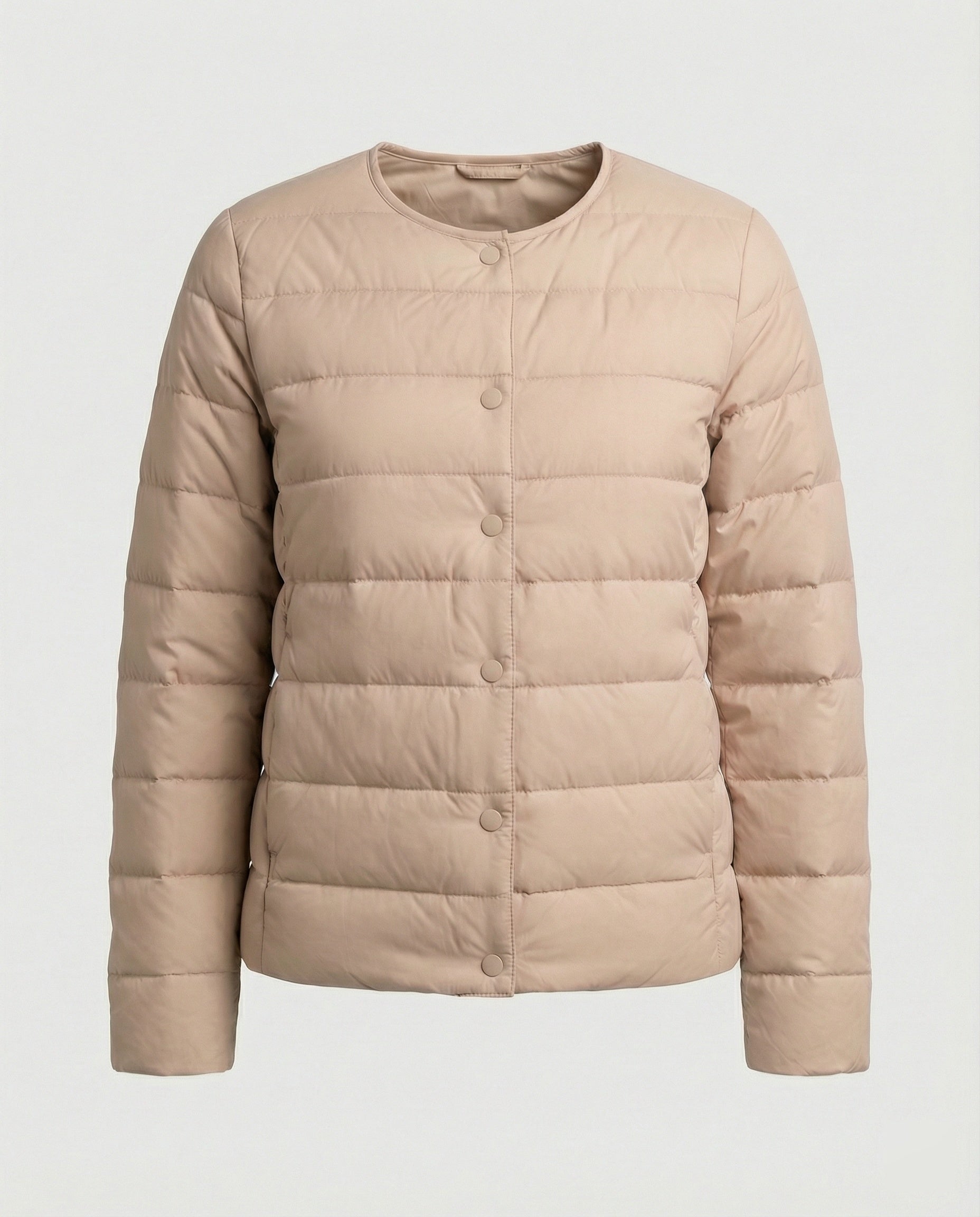Nerina | Damen Steppjacke mit Druckknopfverschluss