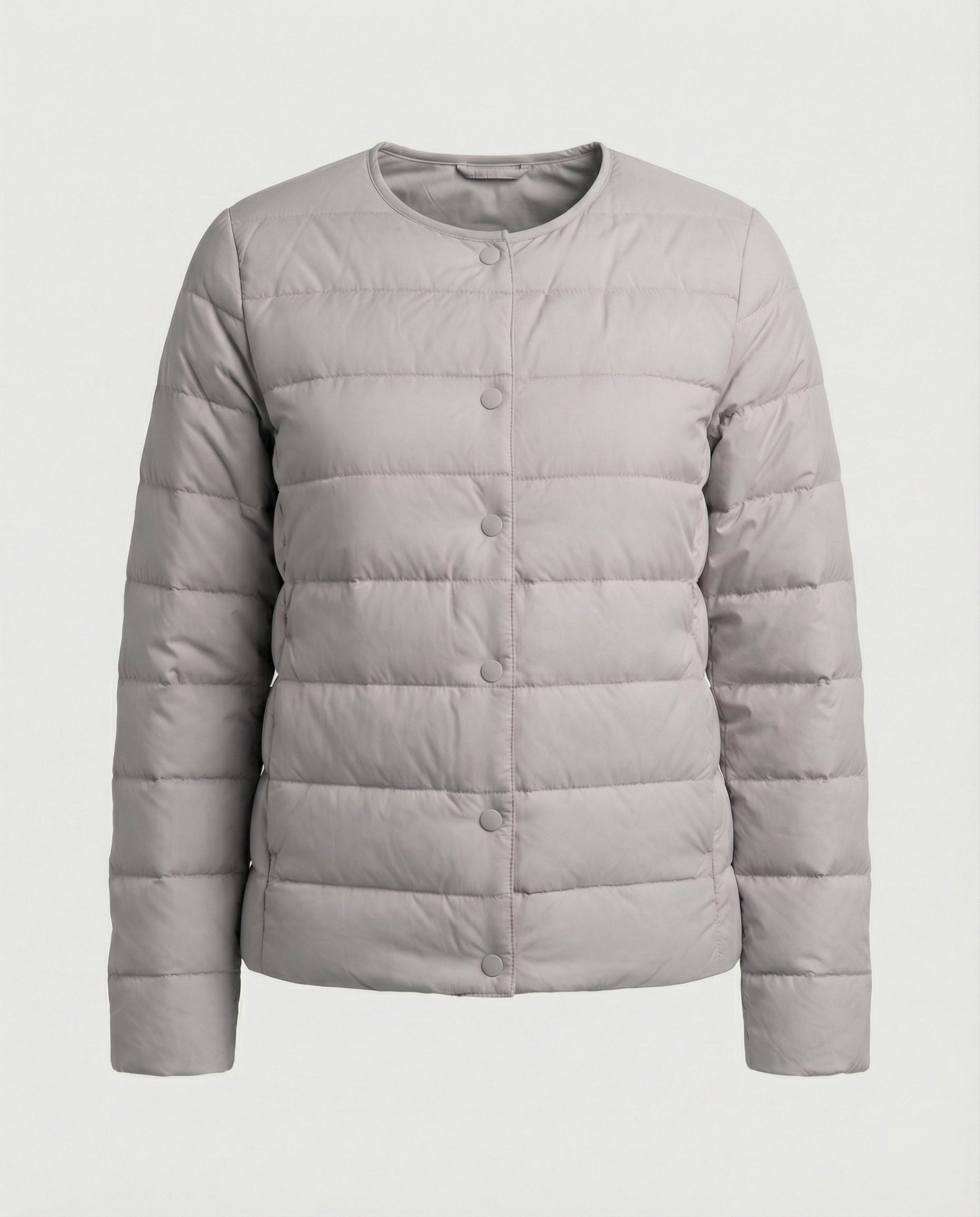 Nerina | Damen Steppjacke mit Druckknopfverschluss