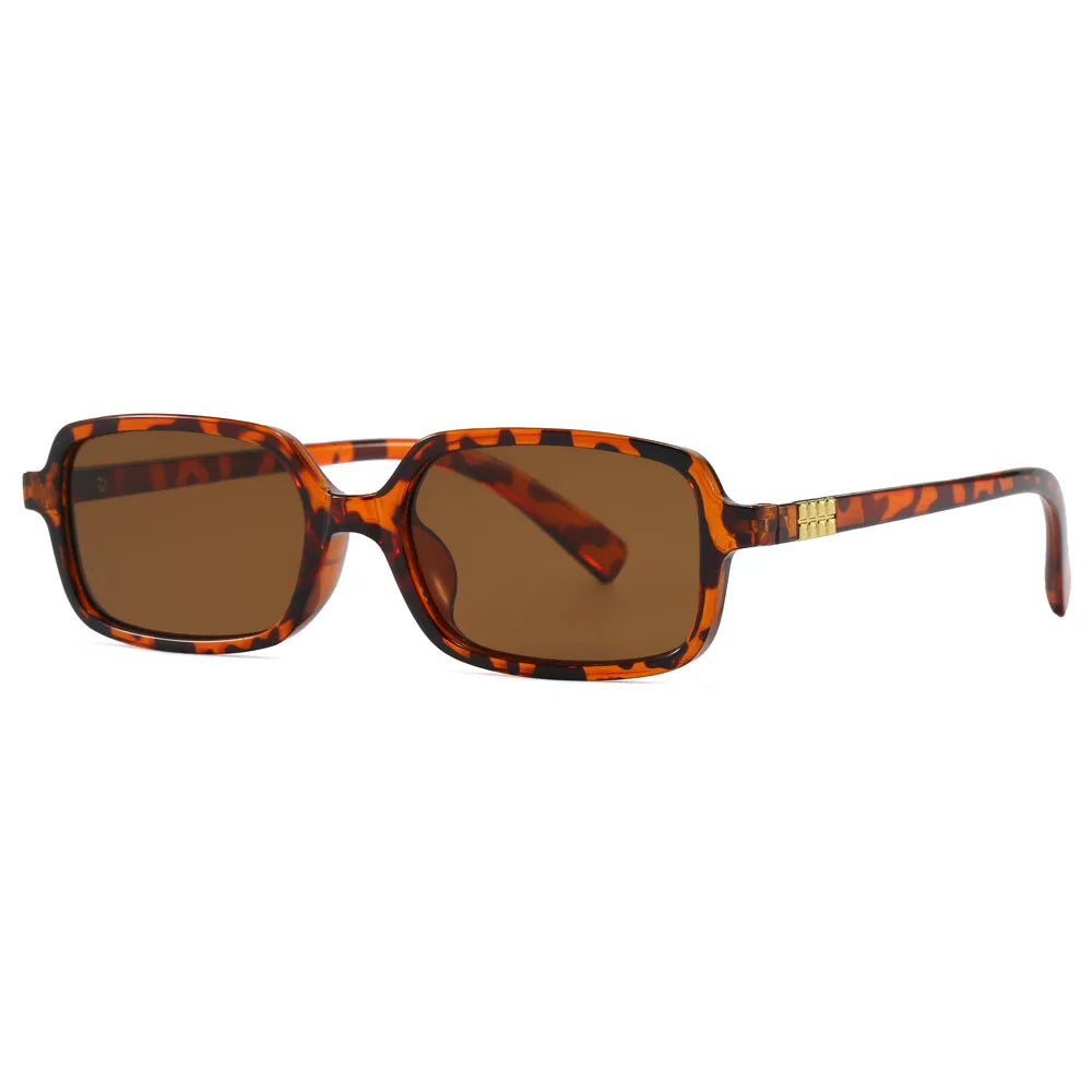Nyxie Damen Sonnenbrille mit rechteckiger Fassung und getönten Gläsern