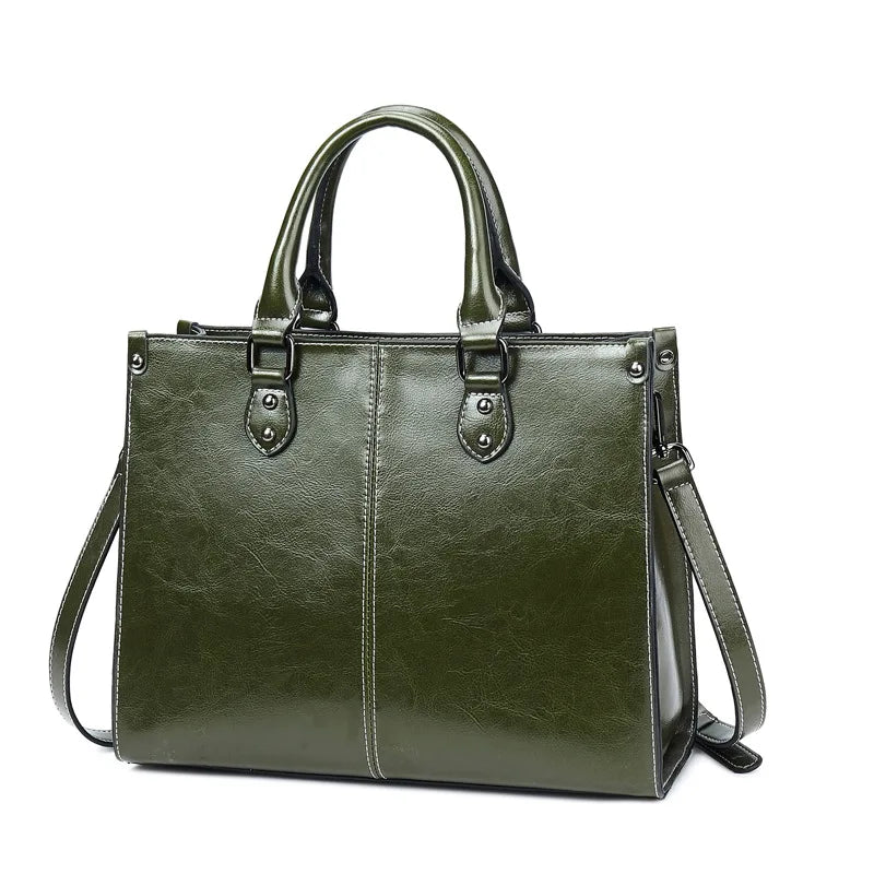Porella | Damen Schultertasche mit Doppelgriff
