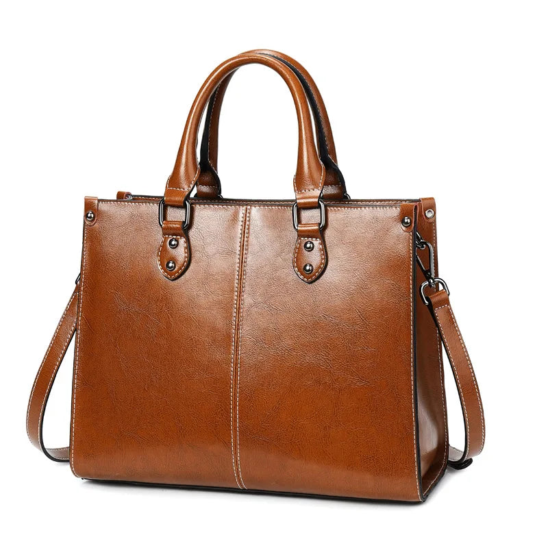 Porella | Damen Schultertasche mit Doppelgriff
