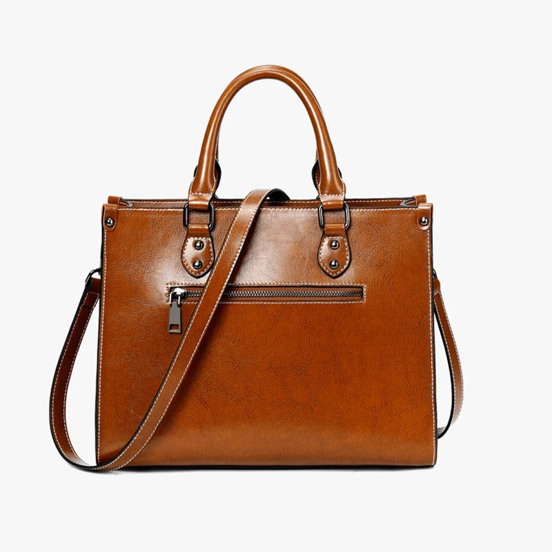 Porella | Damen Schultertasche mit Doppelgriff