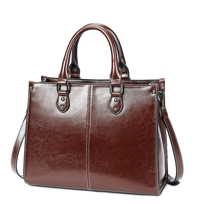 Porella | Damen Schultertasche mit Doppelgriff