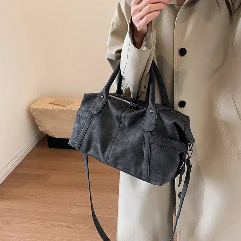 Ravella | Damen Handtasche mit Doppelgriffen