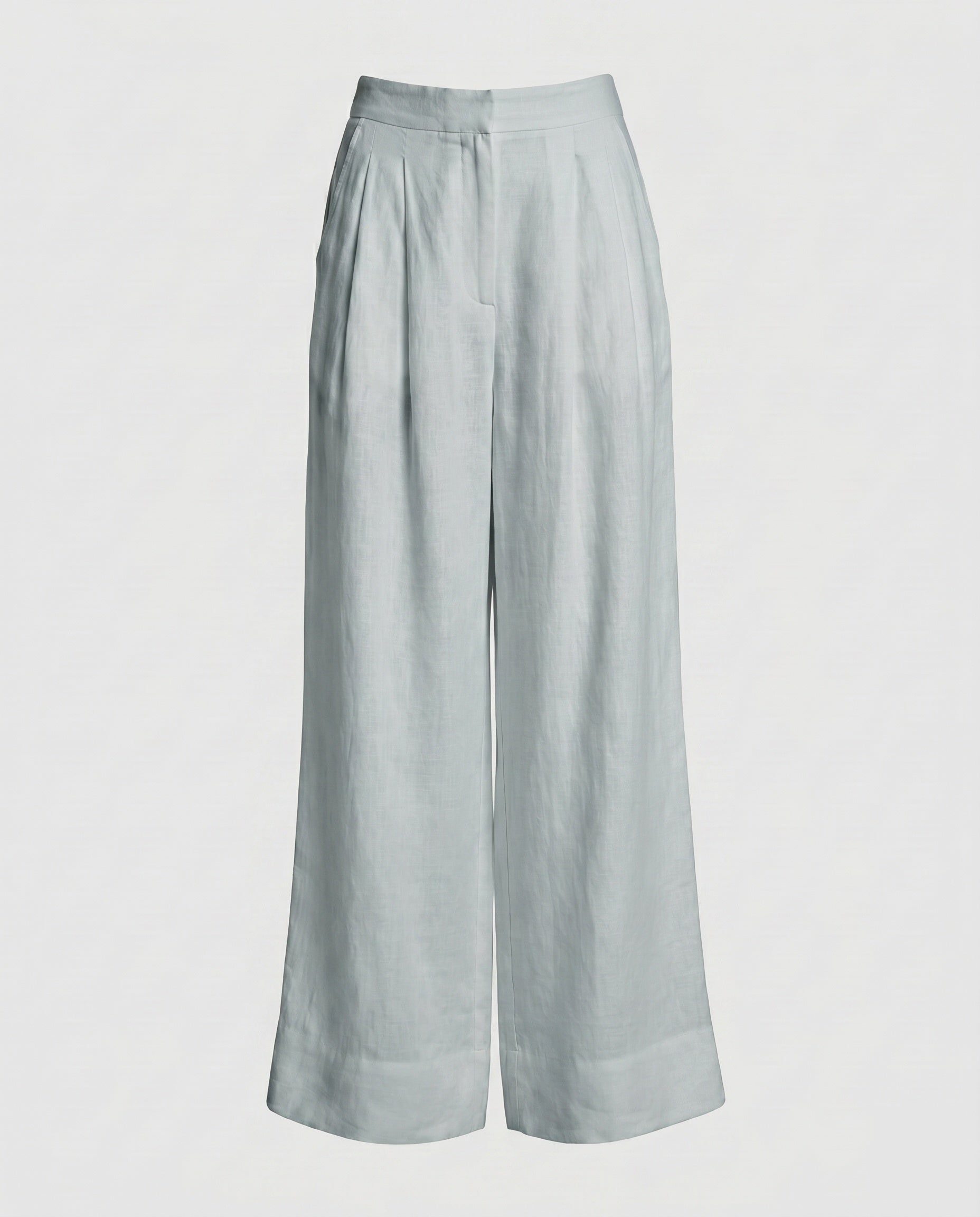 Rhea Damen Weite Hose mit Hohem Bund