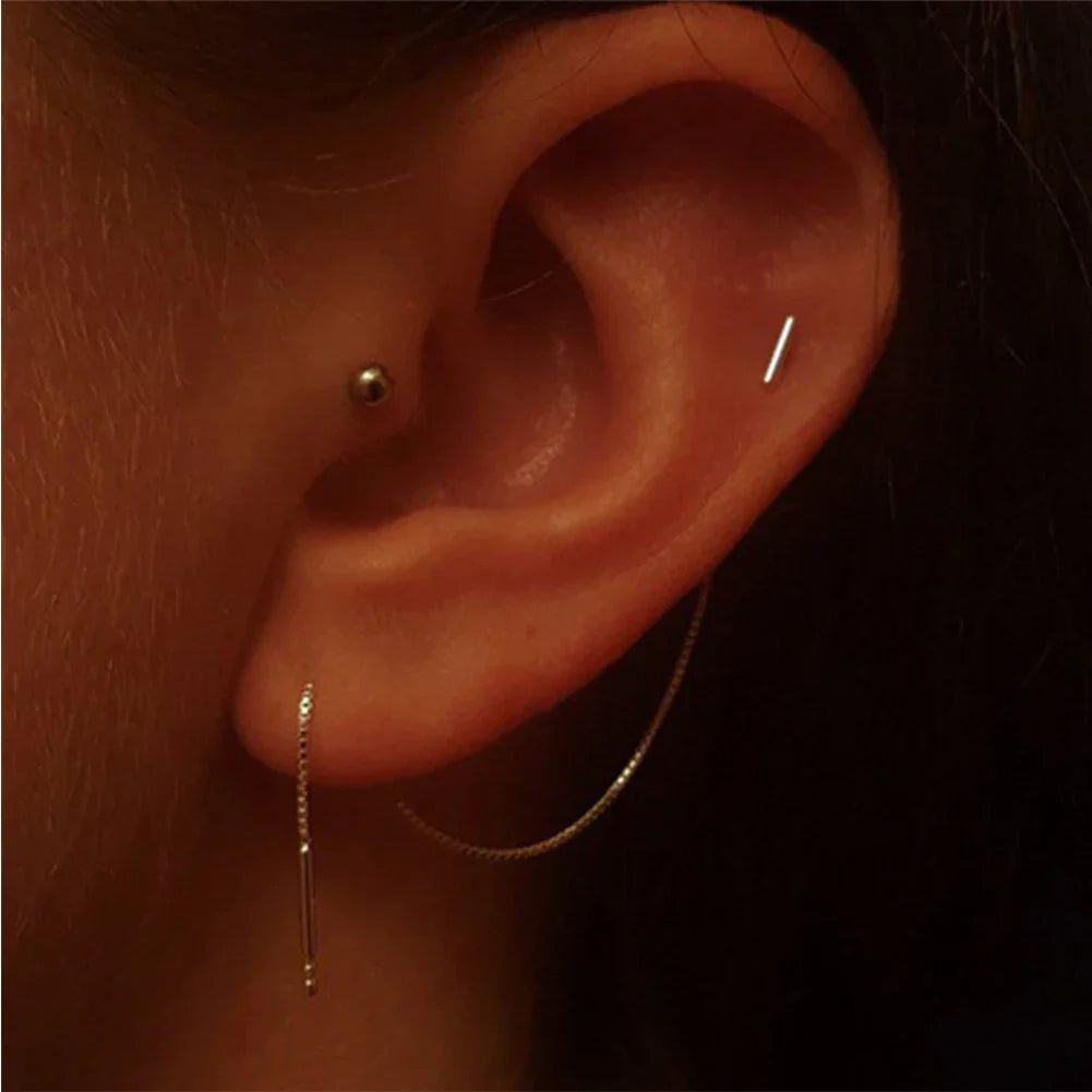 ENA | Chain Drop Earrings