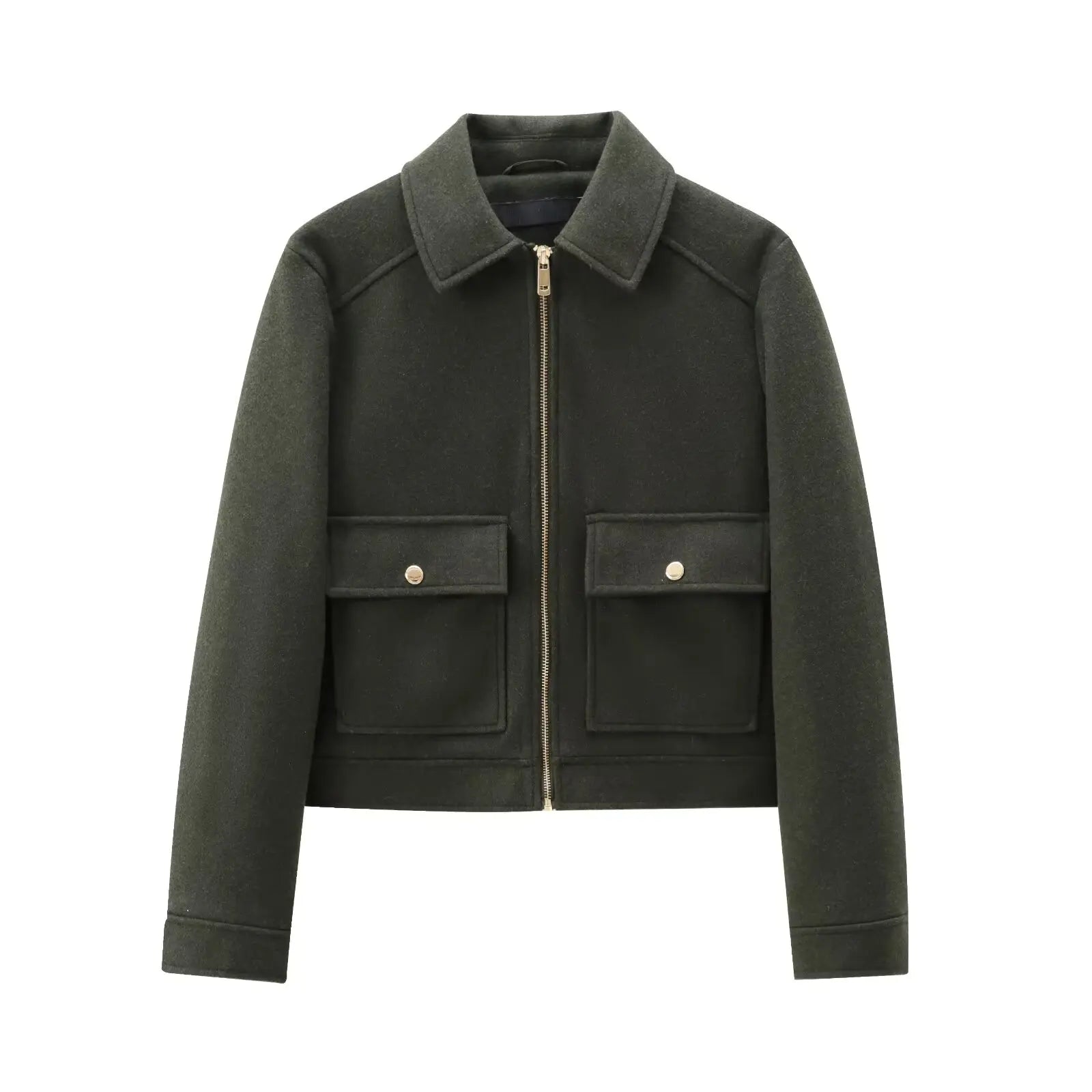 Alina | Kurzjacke Mit Reißverschluss