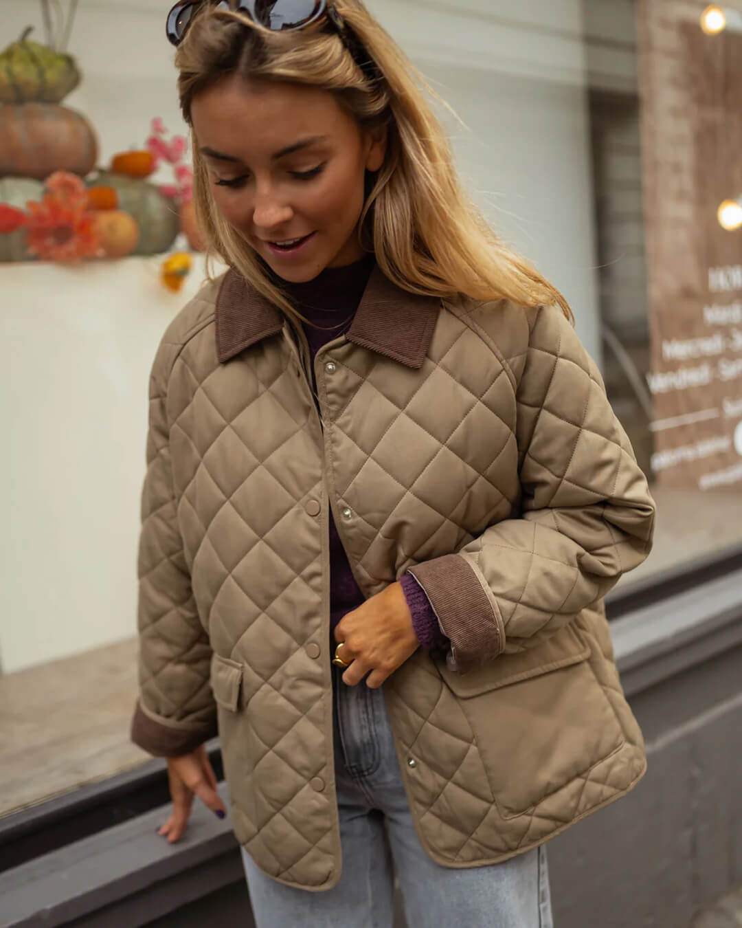 Aristena | Gestepptes Retro-Jacke