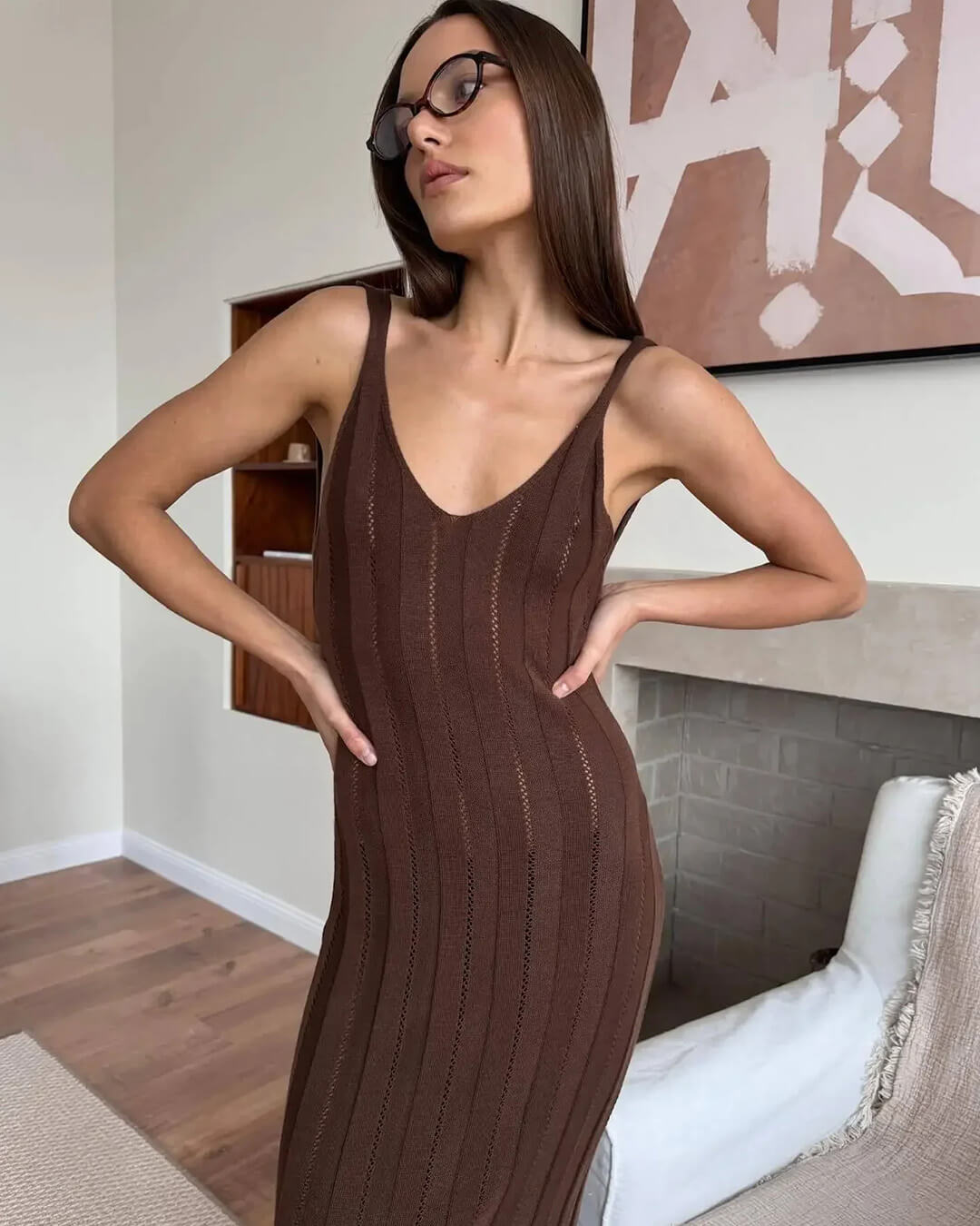 Sorina Sleeveless Maxi Dress with Backless Design