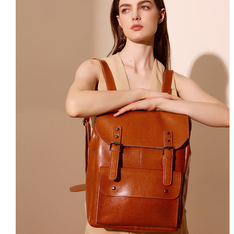 Tavira Vintage Rucksack mit Überschlag