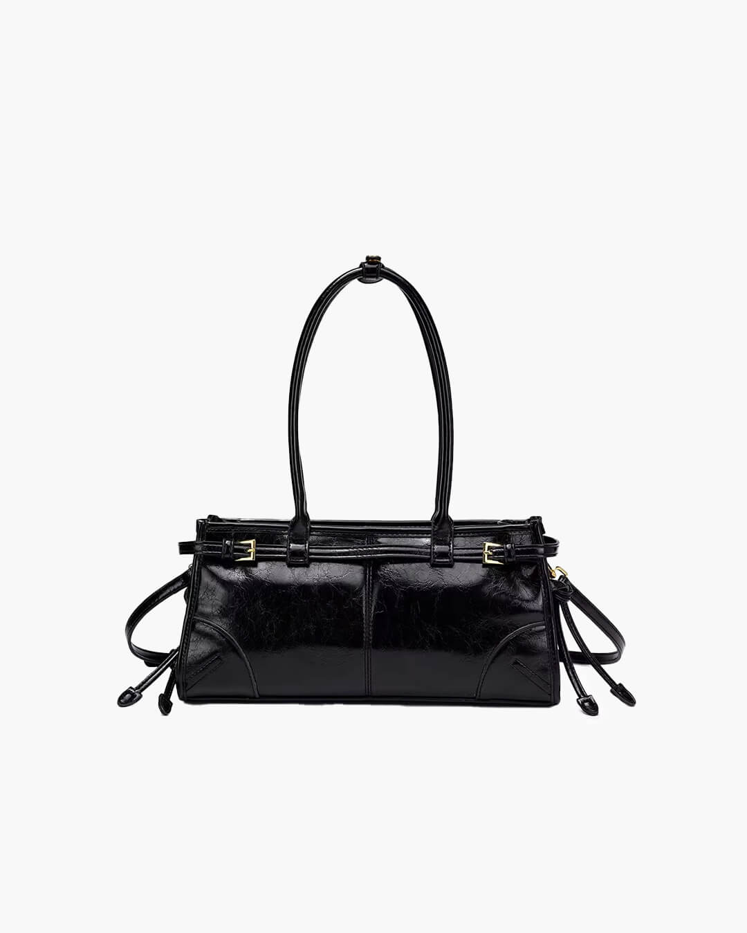 Zyra Schultertasche mit strukturiertem Gürtel-Detail