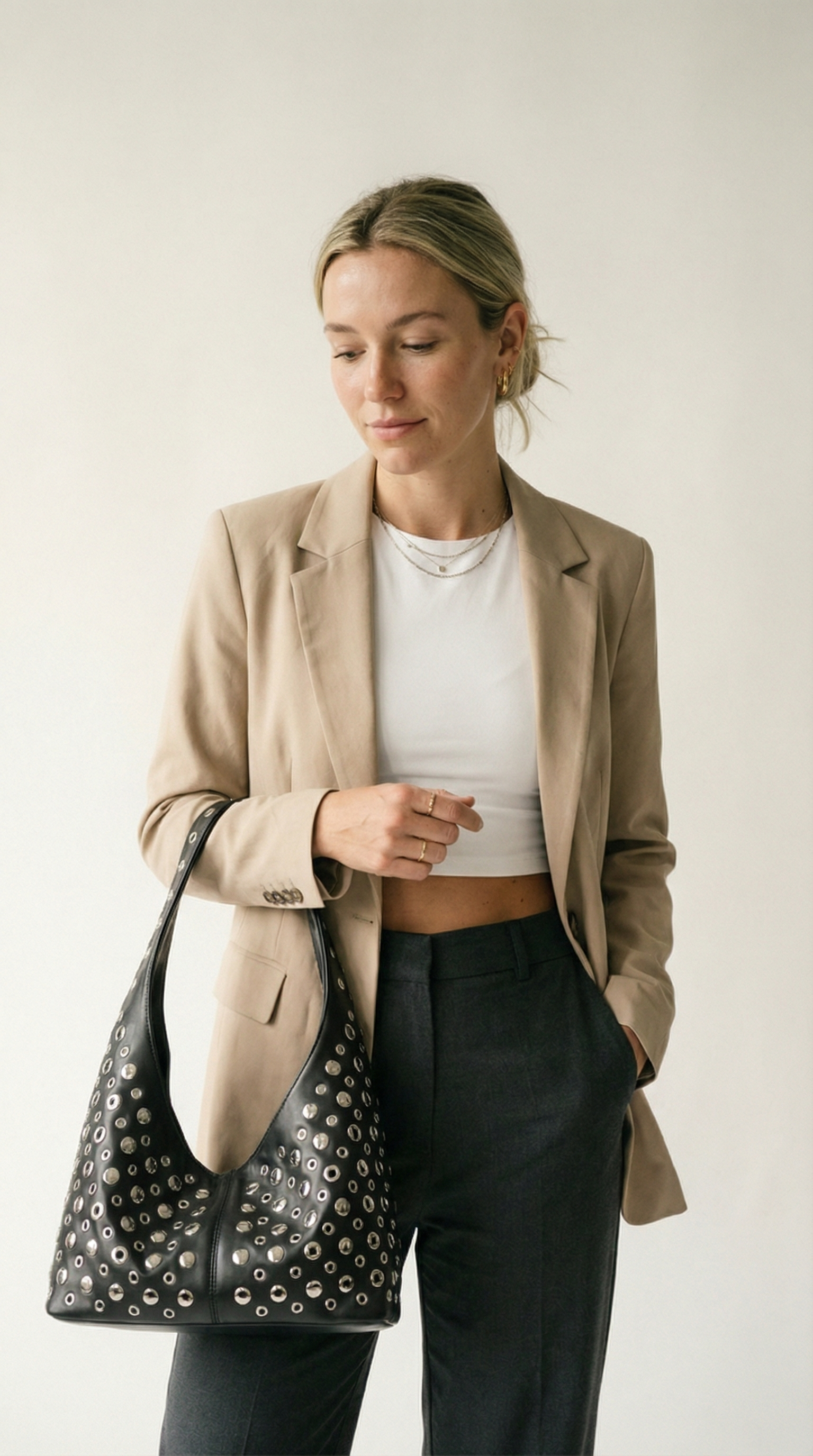 Damen Handtasche niedlich mit Schulterriemen