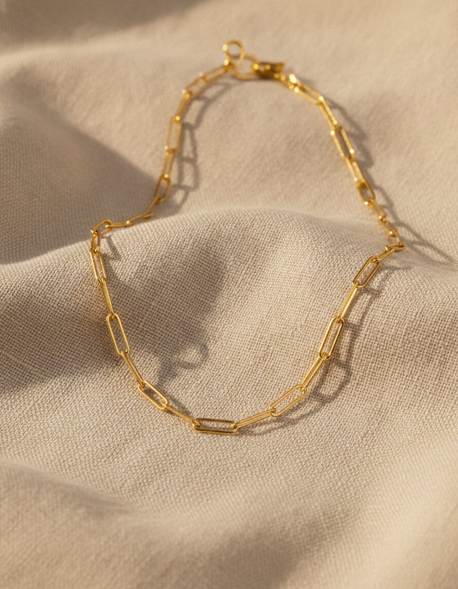 nova paperclip necklace - studio