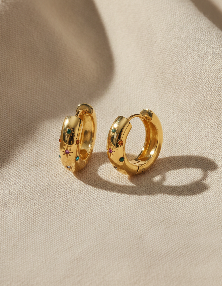 stardust hoops - studio