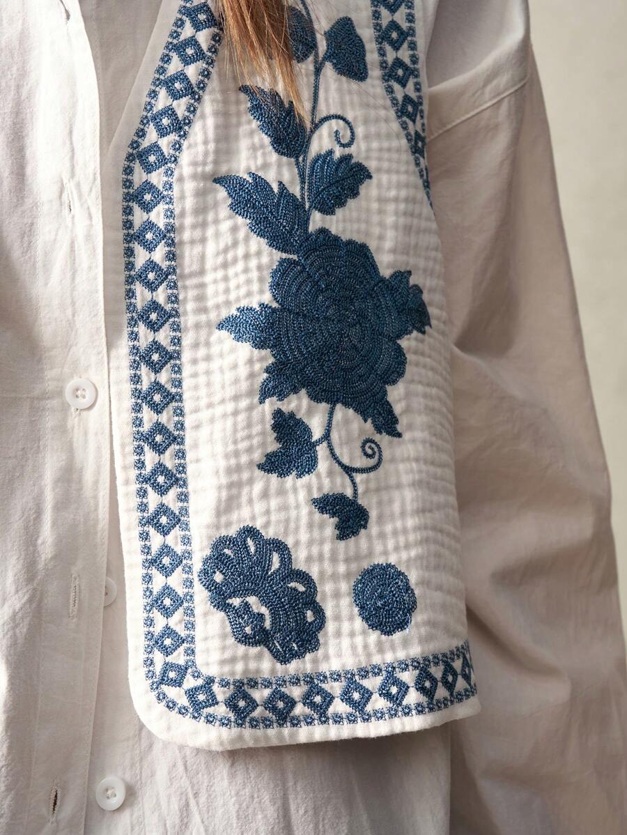 Belen | Embroidered Boho Vest