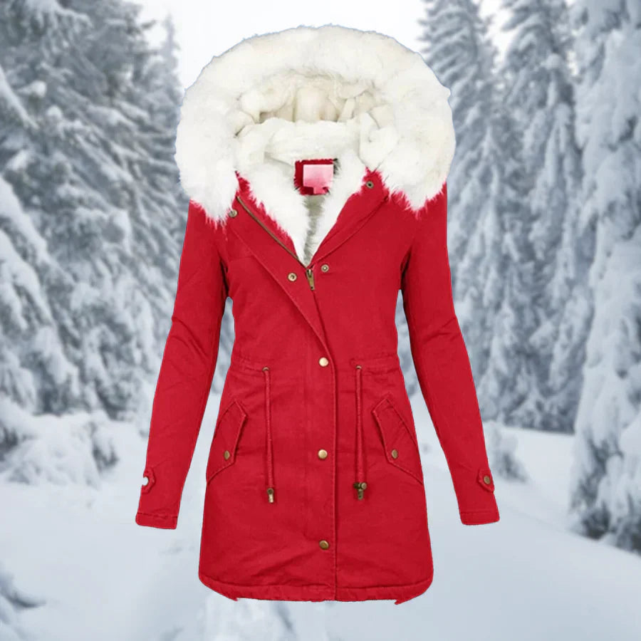 Calysa | Damen Steppjacke mit Druckknopfverschluss