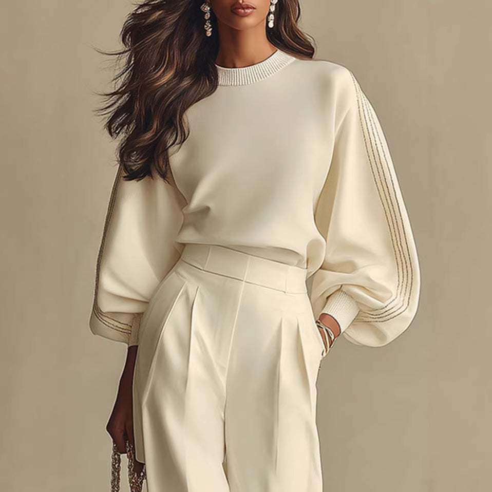 Dione Women's Two-Piece Set with Sweatshirt and Trousers