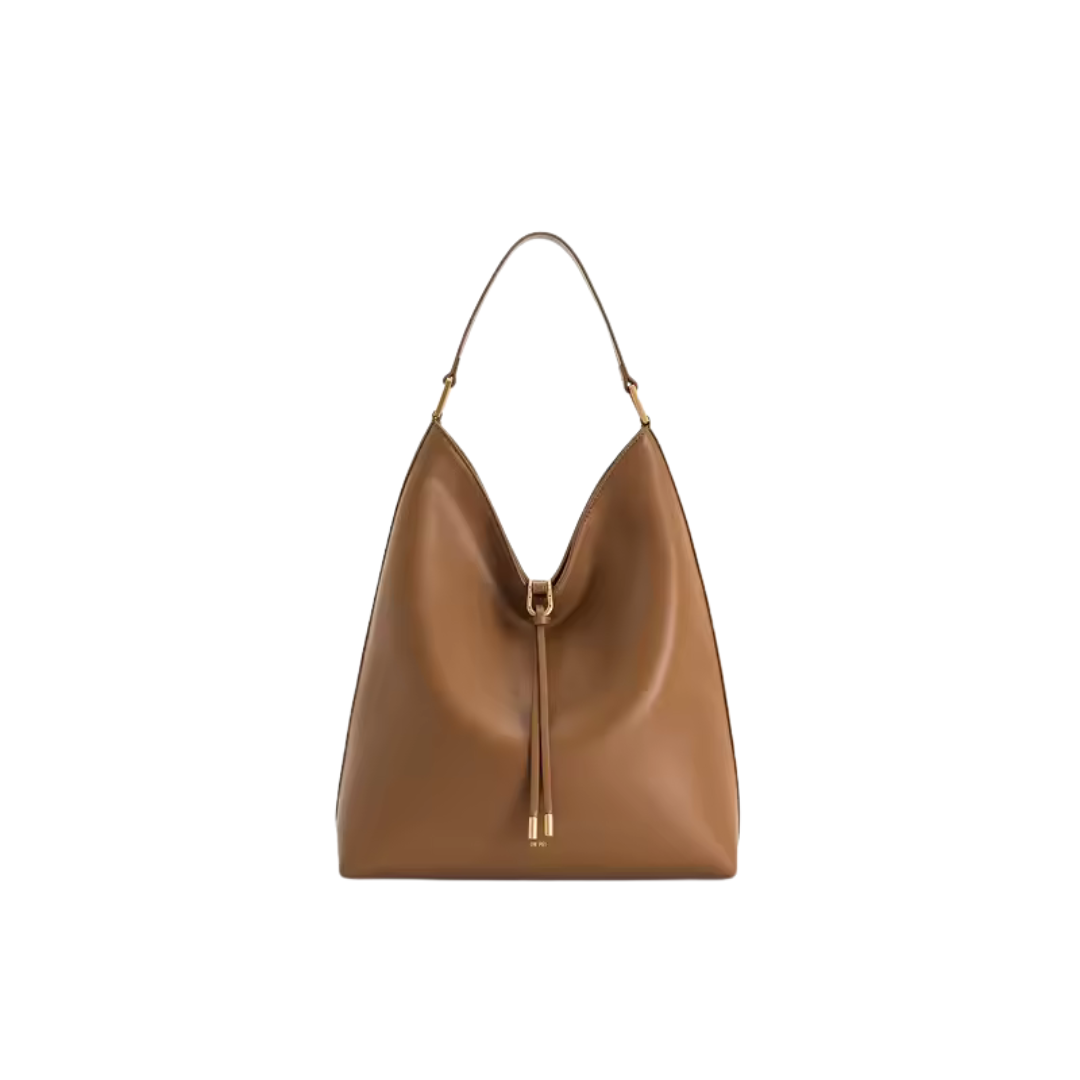 Eos Damen Schultertasche mit Henkel und Tunnelzugverschluss