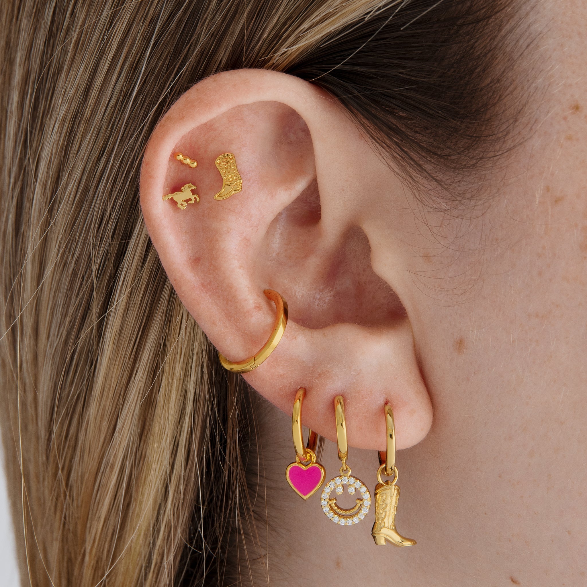 BOOT | Huggie Earrings
