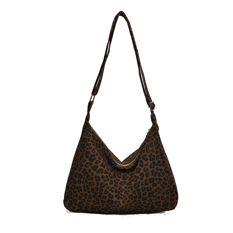 Gavira | Damen Schultertasche mit Leopardenmuster