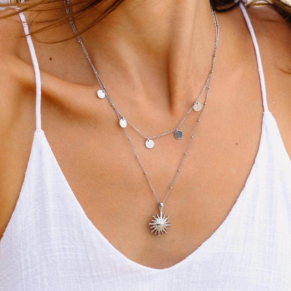 SOLARA | Sculpted Sun Necklace