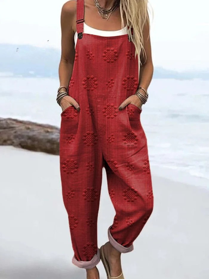 Liora | Damen Latz Jumpsuit mit Verstellbaren Trägern