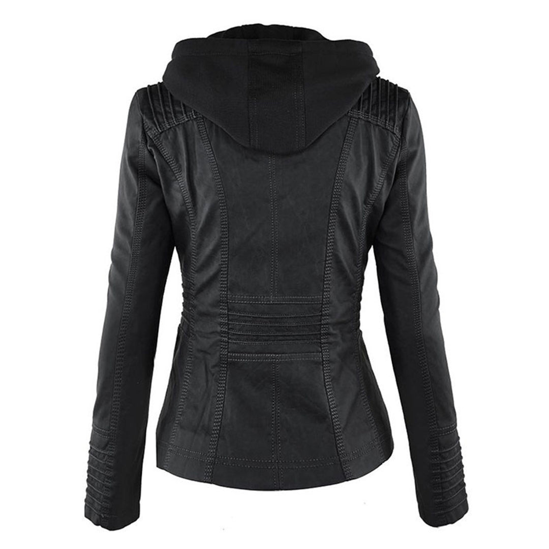 Maribel | Damen Jacke mit Kapuze und Frontreißverschluss
