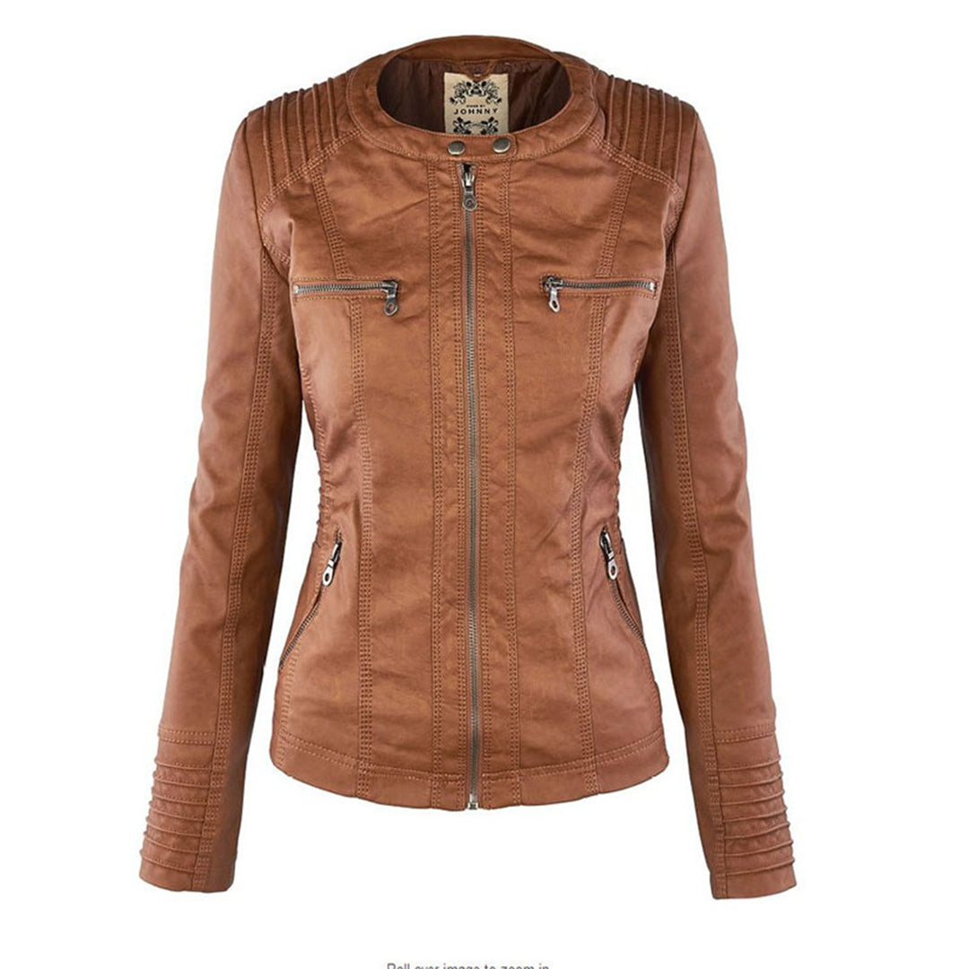 Maribel | Damen Jacke mit Kapuze und Frontreißverschluss