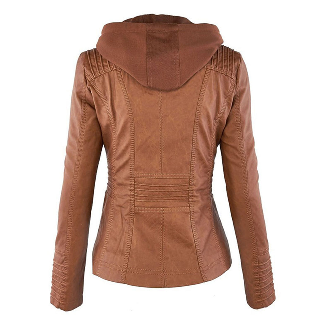 Maribel | Damen Jacke mit Kapuze und Frontreißverschluss