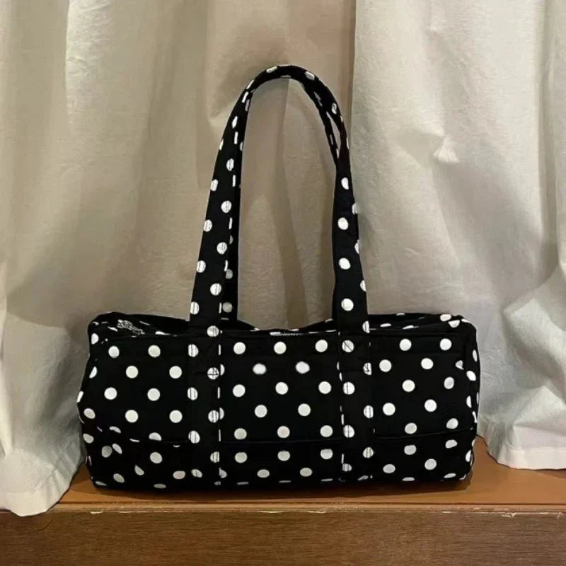 Marina Mini Duffle Bag mit Polka-Dot-Muster