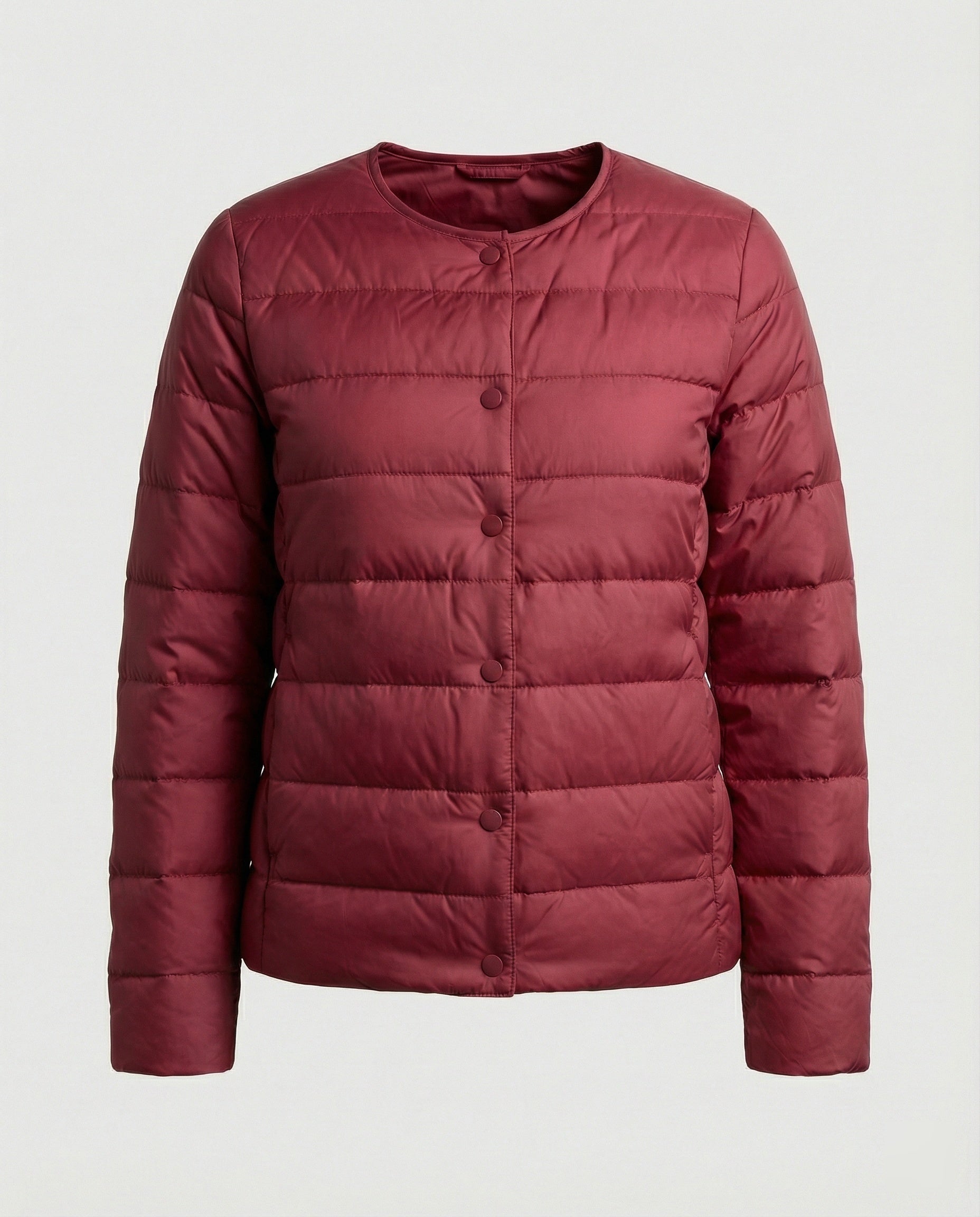 Nerina | Damen Steppjacke mit Druckknopfverschluss