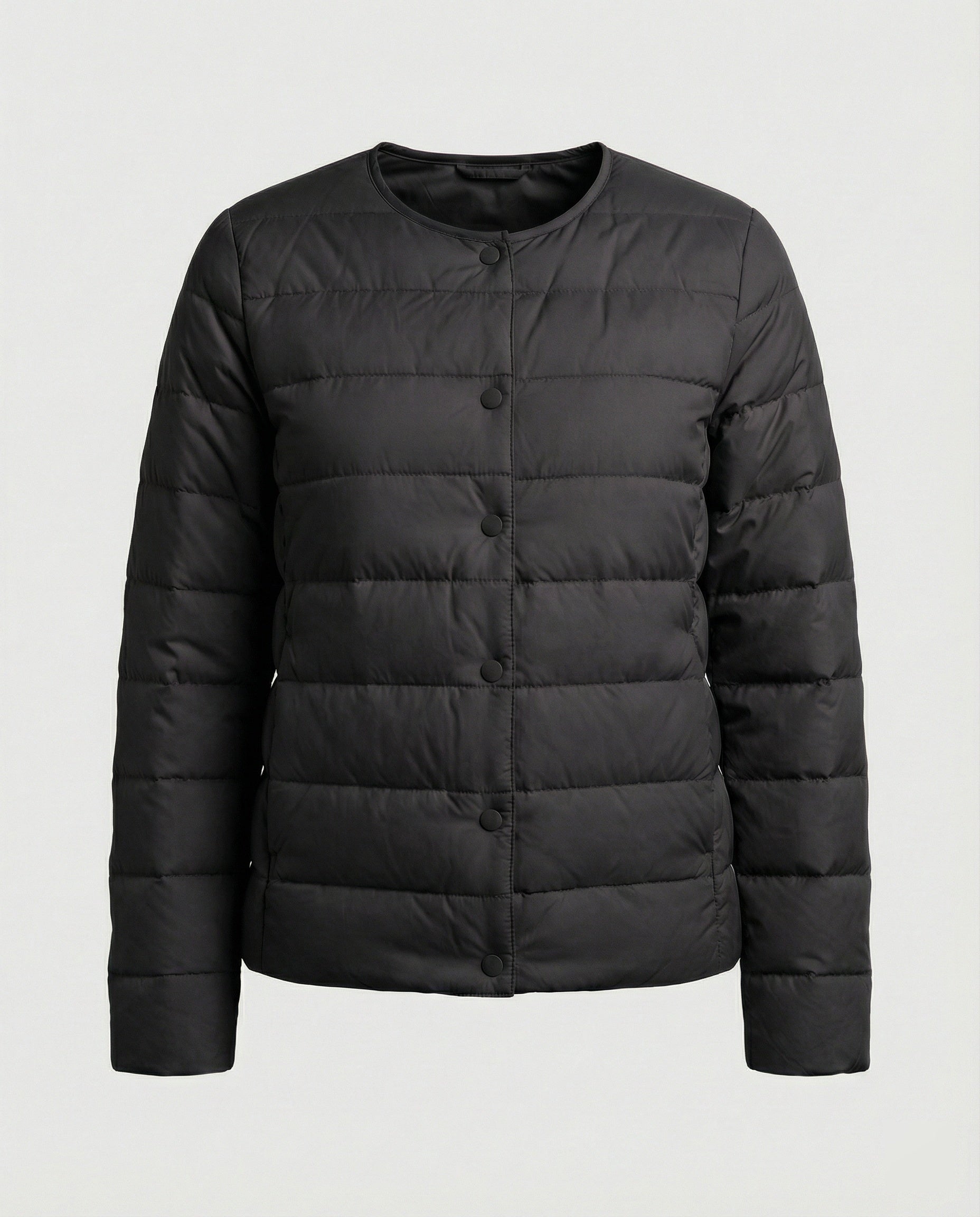 Nerina | Damen Steppjacke mit Druckknopfverschluss