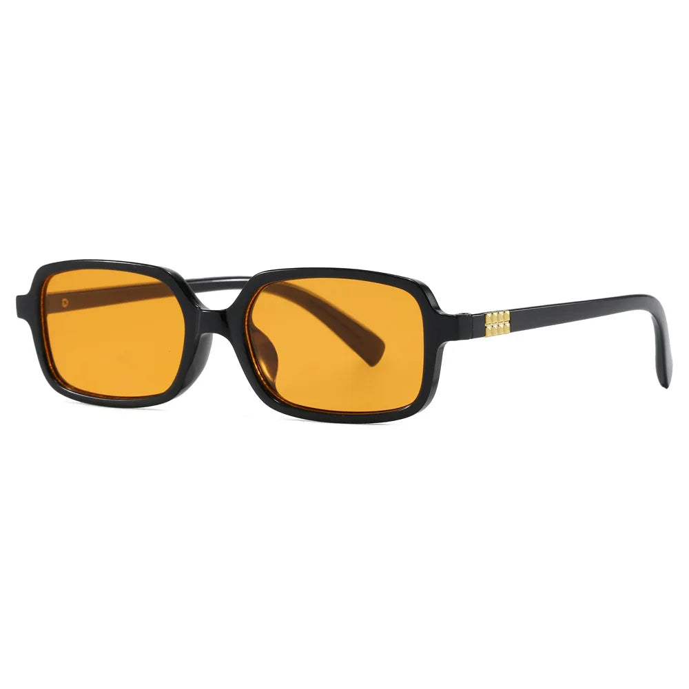Nyxie Damen Sonnenbrille mit rechteckiger Fassung und getönten Gläsern