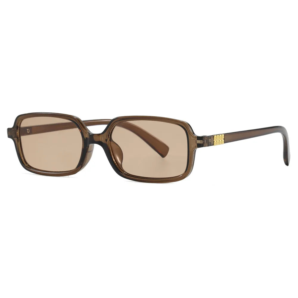 Nyxie Damen Sonnenbrille mit rechteckiger Fassung und getönten Gläsern