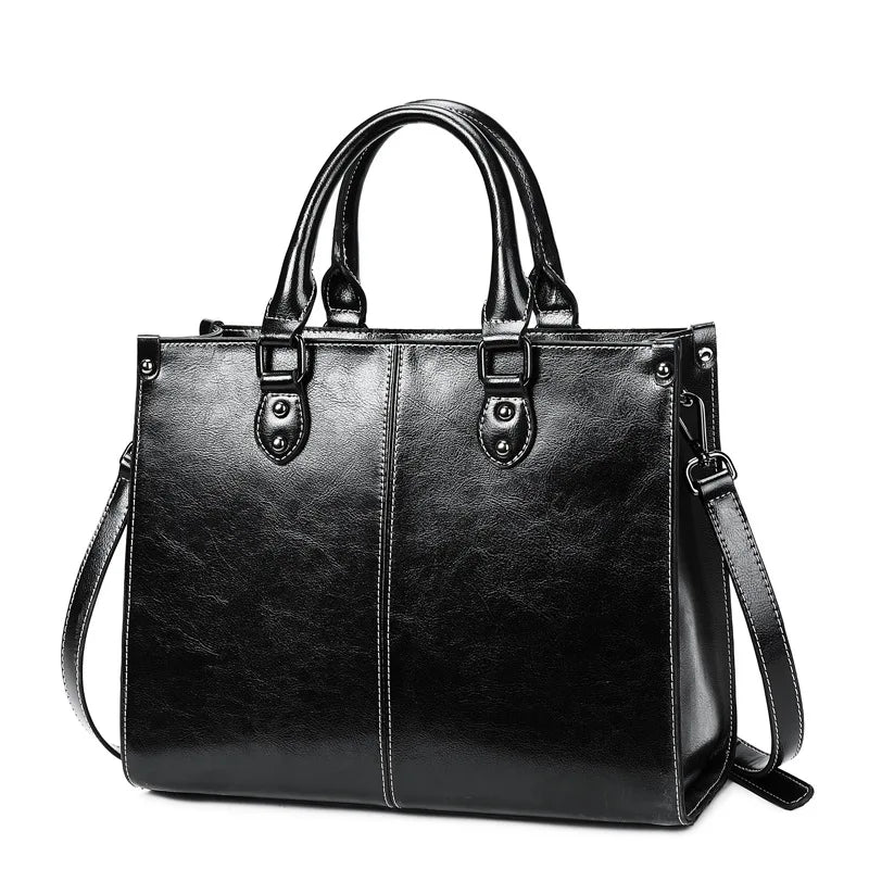 Porella | Damen Schultertasche mit Doppelgriff
