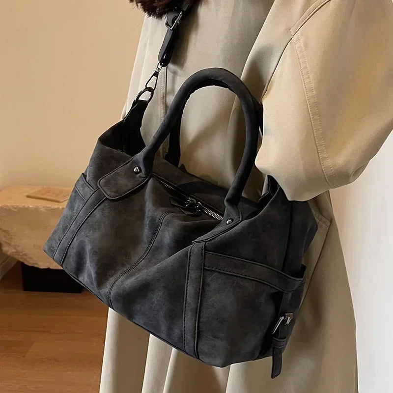 Ravella | Damen Handtasche mit Doppelgriffen