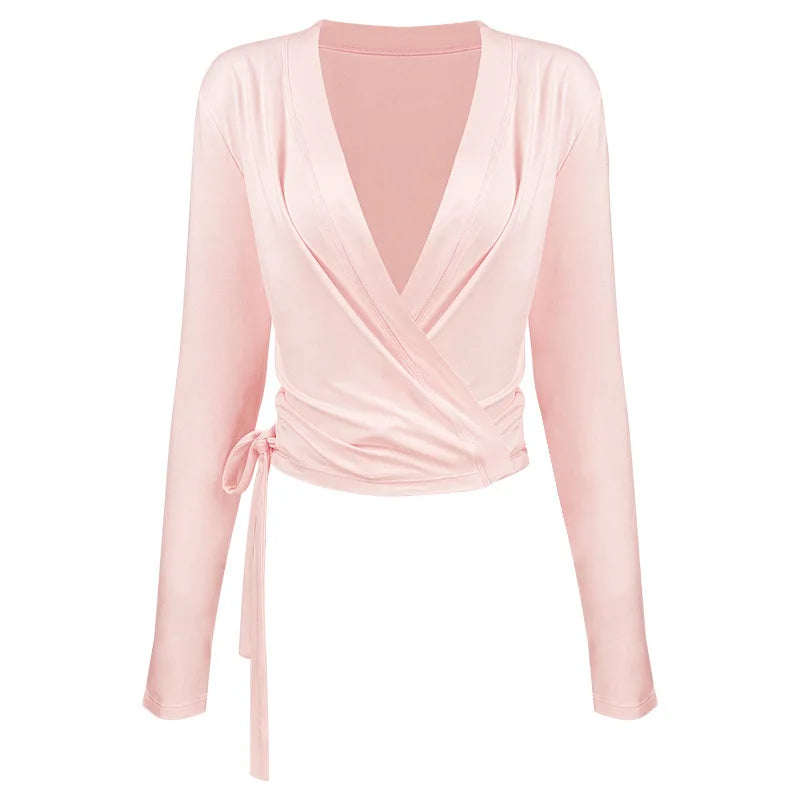 Siria | Pilates Wickelshirt Langarm