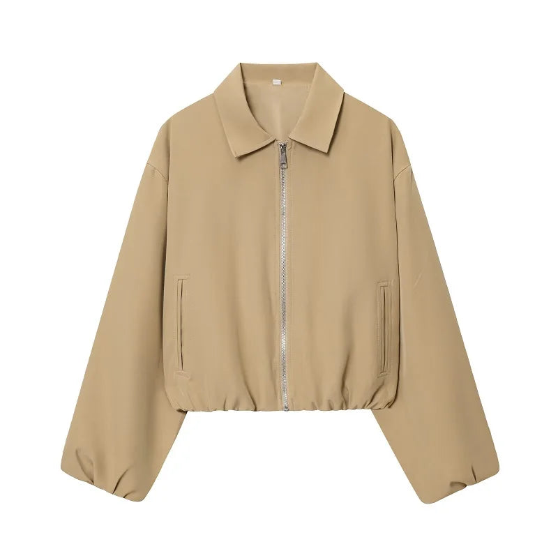 Marlene Damen Kurzjacke mit Ballonärmeln