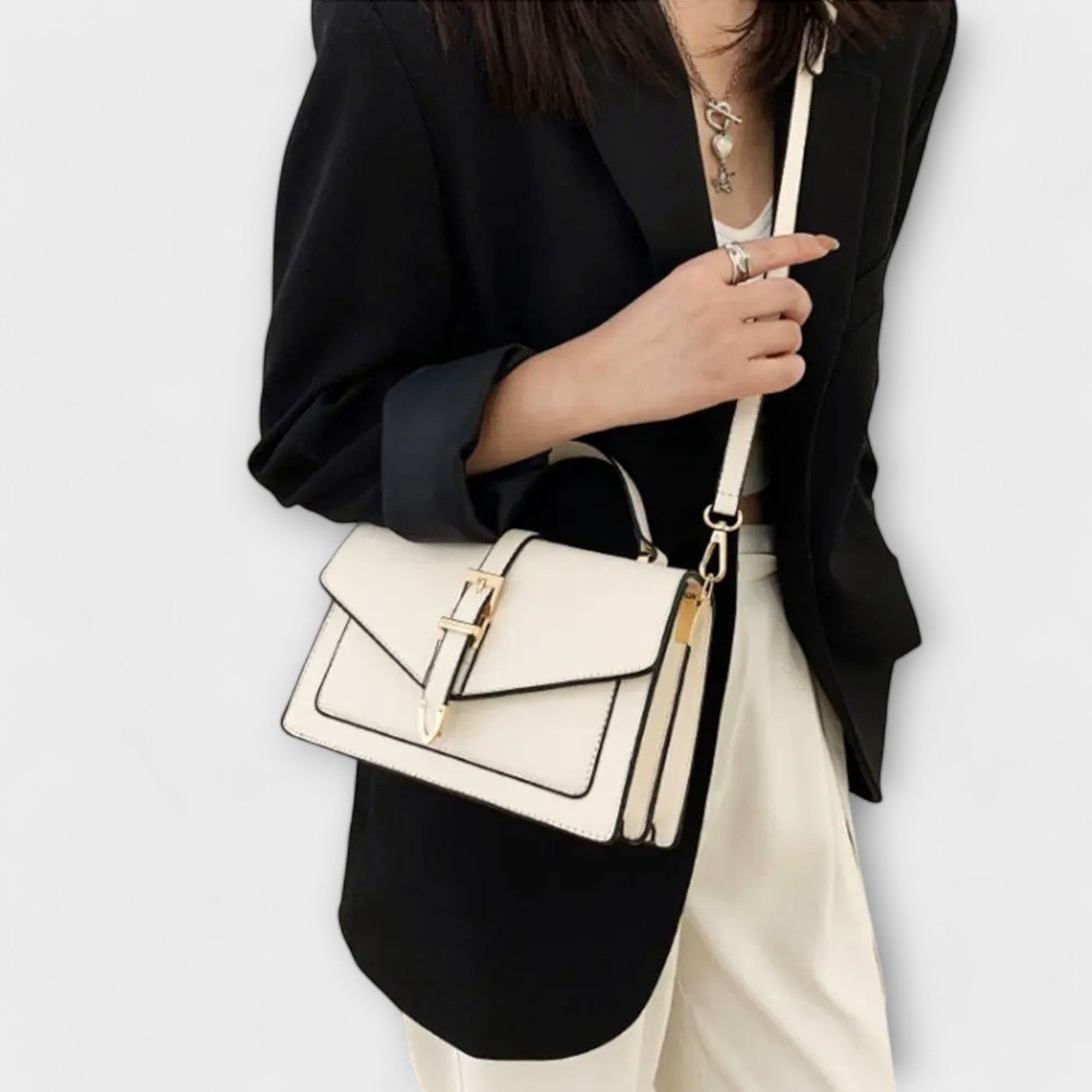 Evelyn | Women’s Classic Elegant Structured Shoulder Bag
