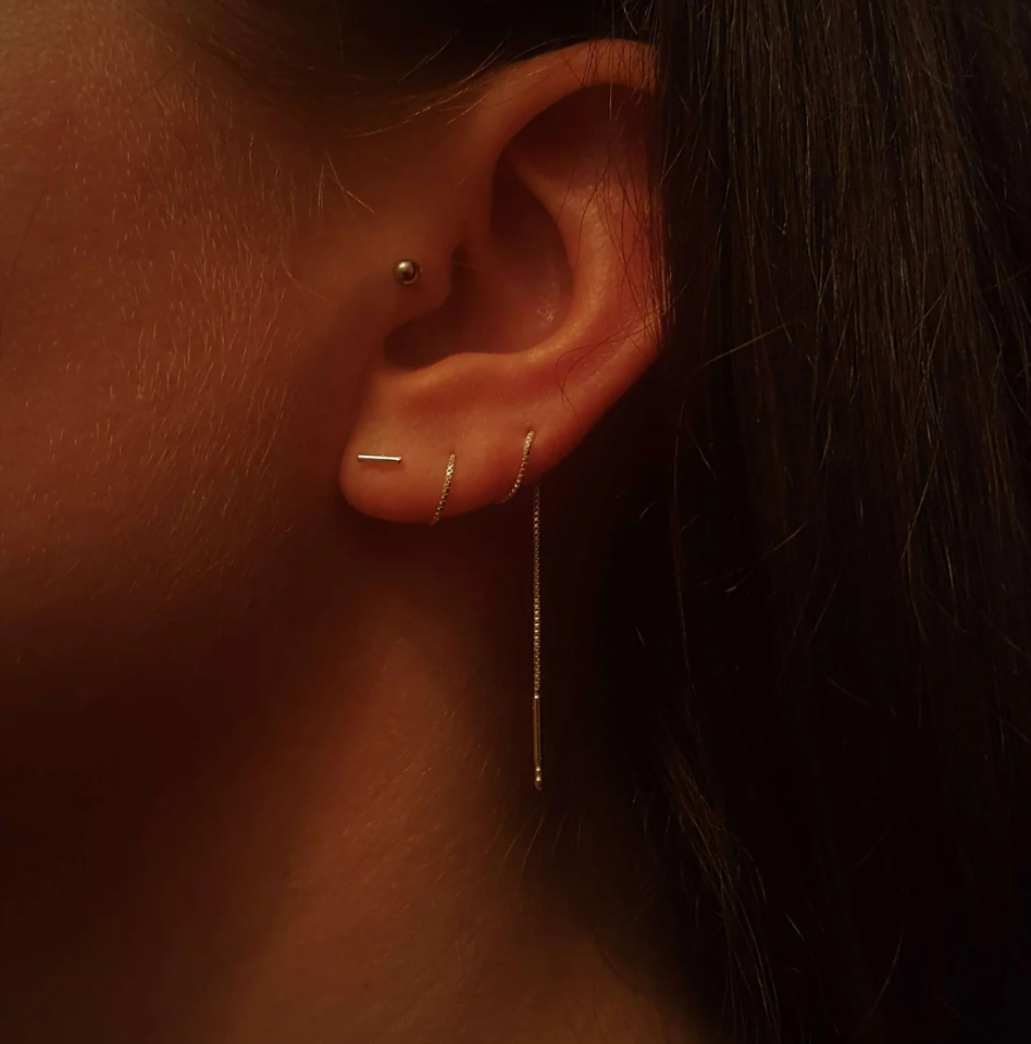 ENA | Chain Drop Earrings