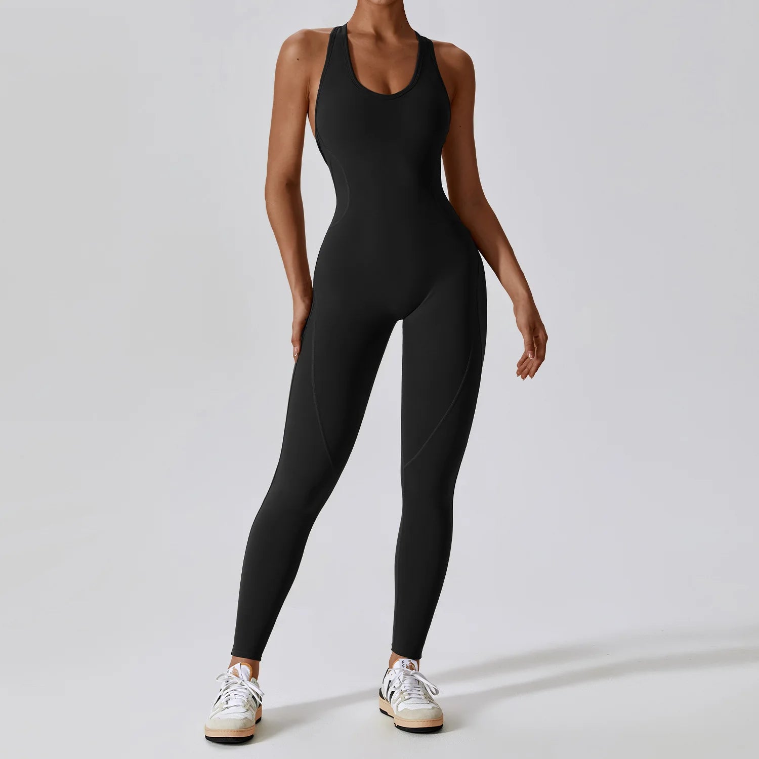 Miranda | Yoga Jumpsuit Mit Offenem Rücken